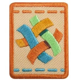GIRL SCOUTS OF THE USA Senior Textile Artist Badge