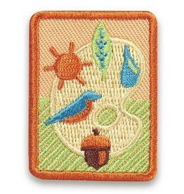 GIRL SCOUTS OF THE USA Senior Outdoor Art Expert Badge