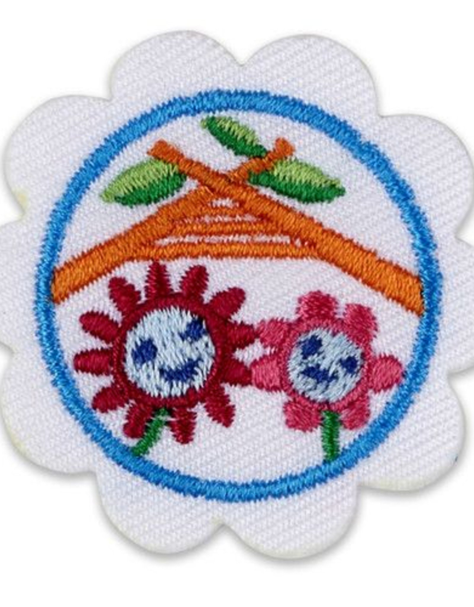 GIRL SCOUTS OF THE USA Daisy Buddy Camper Badge