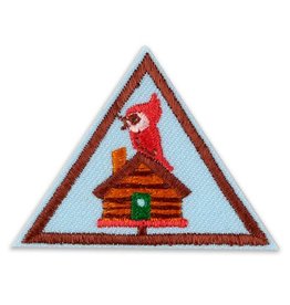 GIRL SCOUTS OF THE USA Brownie Cabin Camper Badge