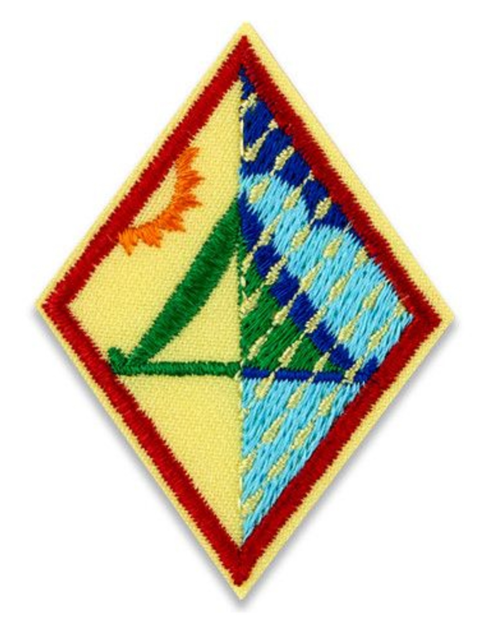 GIRL SCOUTS OF THE USA Cadette Primitive Camper Badge