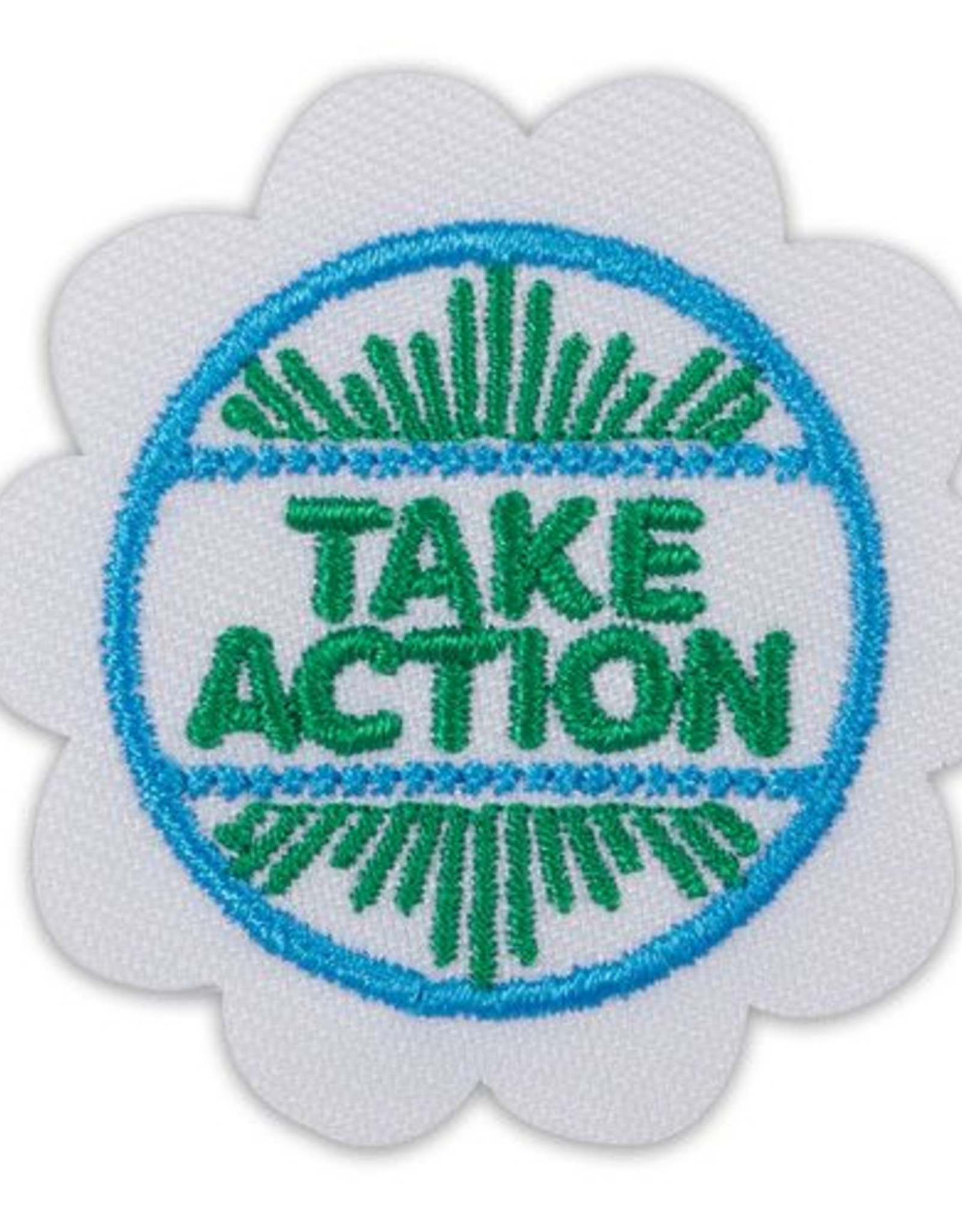 GIRL SCOUTS OF THE USA Daisy Take Action Award Badge