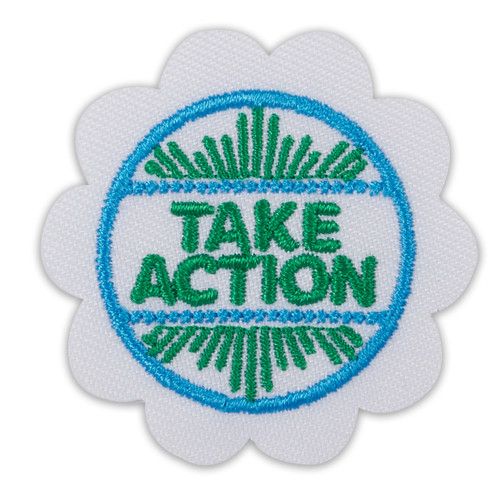 Daisy Take Action Award Badge Girl Scouts of Silver Sage Council