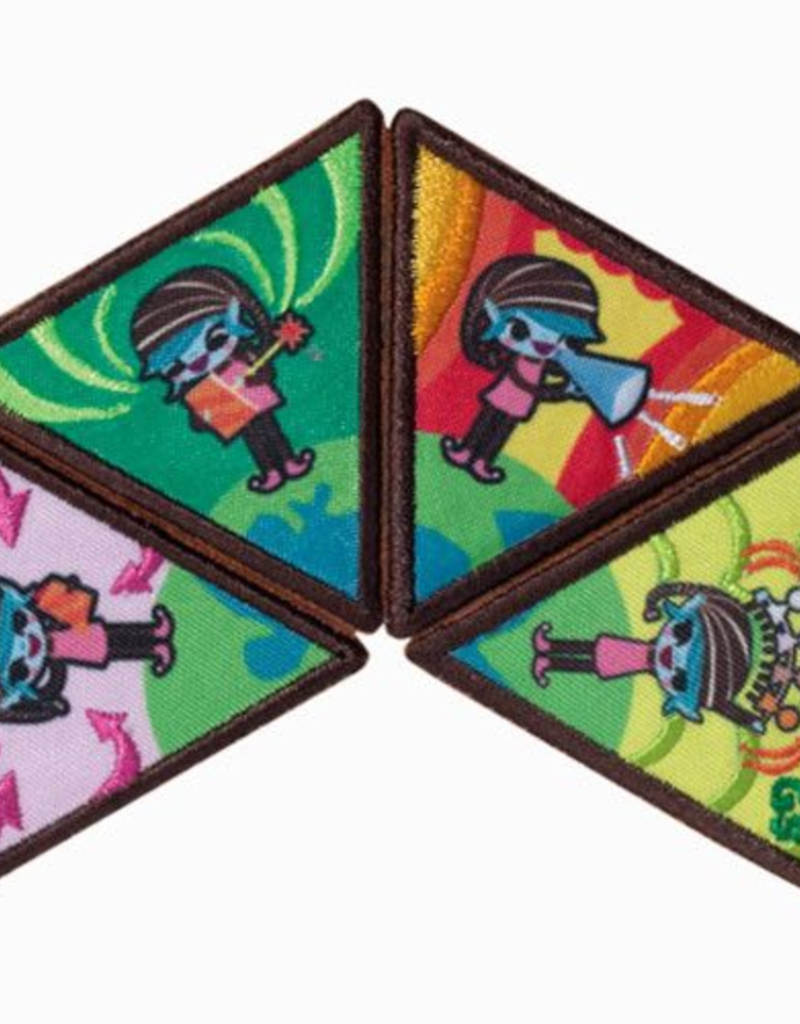 GIRL SCOUTS OF THE USA Brownie World of Girls Journey Award Set