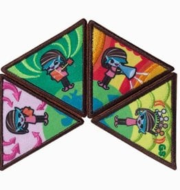 GIRL SCOUTS OF THE USA Brownie World of Girls Journey Award Set