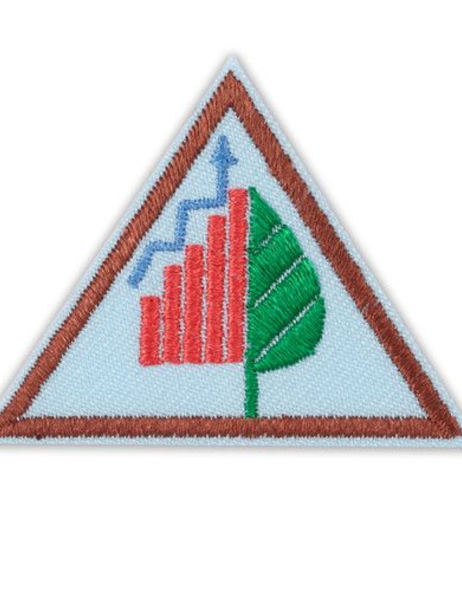 Brownie Think Like a Scientist Outdoor STEM Journey Award Badge Girl