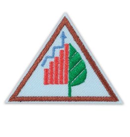 GIRL SCOUTS OF THE USA Brownie Think Like a Scientist Outdoor STEM Journey Award Badge