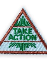 GIRL SCOUTS OF THE USA Brownie Take Action Award Badge