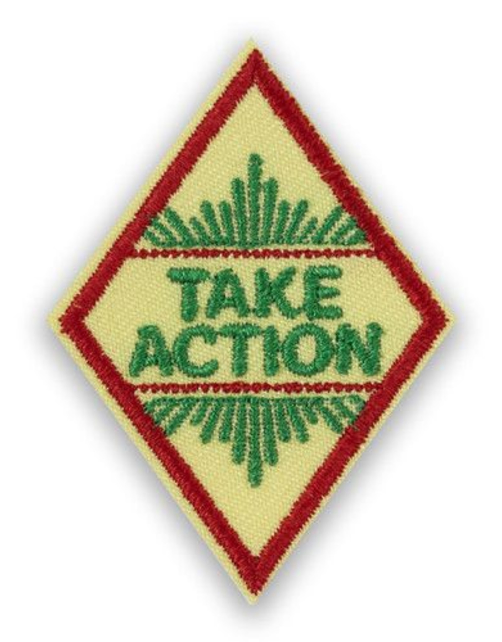 GIRL SCOUTS OF THE USA Cadette Take Action Award Badge