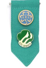 GIRL SCOUTS OF THE USA Junior Insignia Tab Green