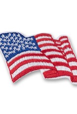 GIRL SCOUTS OF THE USA American Flag Patch for Uniform