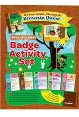 GIRL SCOUTS OF THE USA ! Brownie It's Your World Badge Activity Set