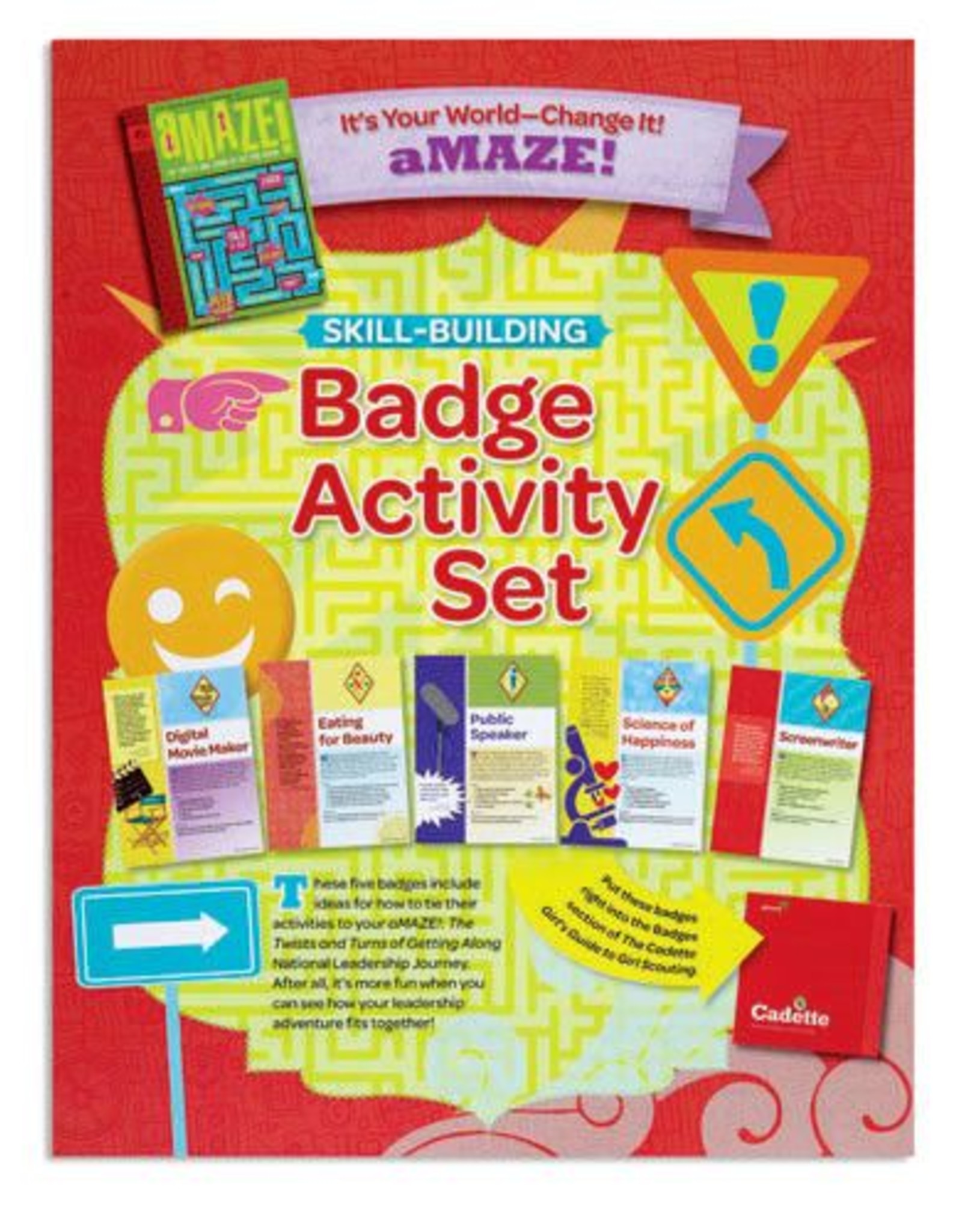 GIRL SCOUTS OF THE USA Cadette It's Your World Badge Acivity Set