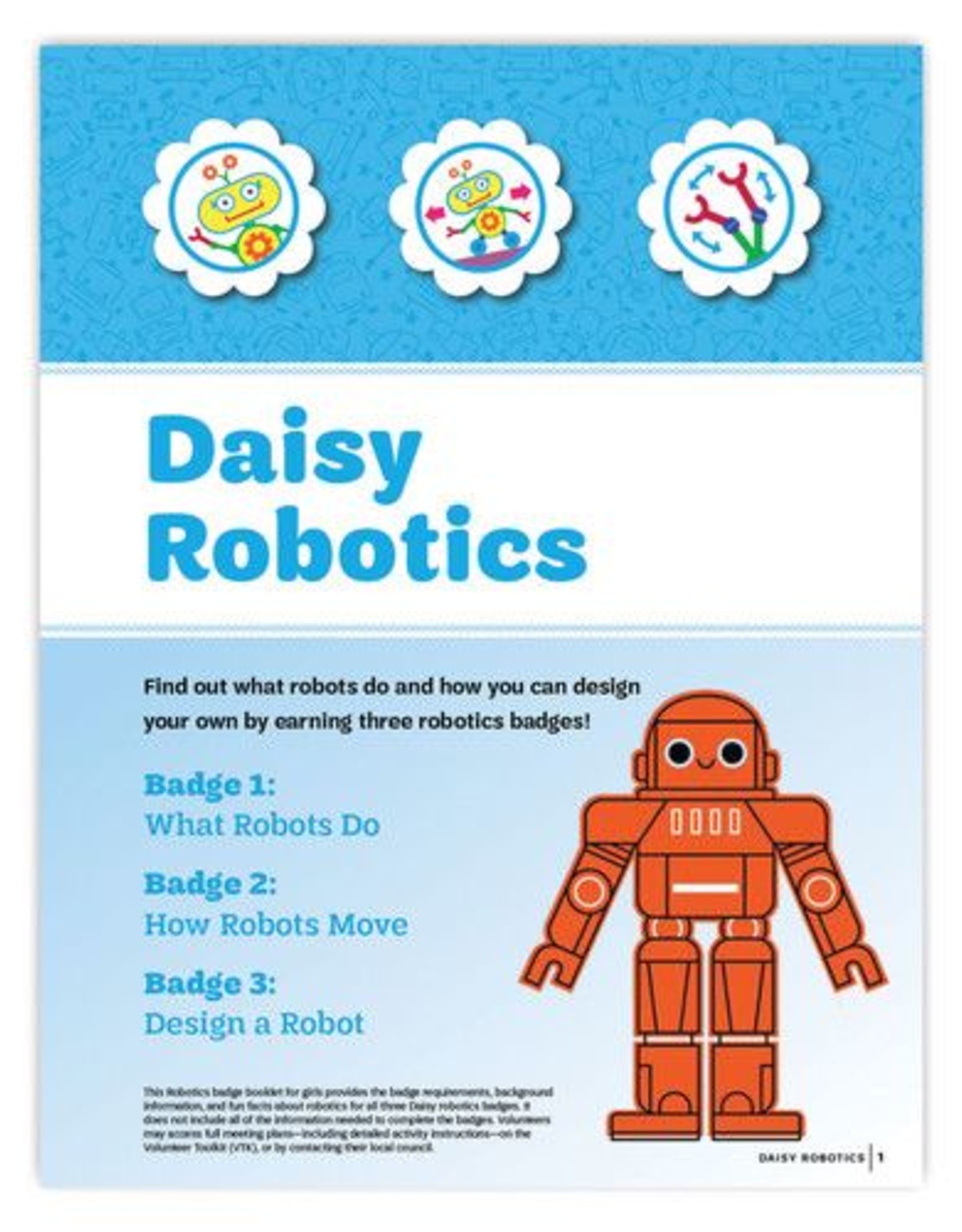 GIRL SCOUTS OF THE USA Daisy Robotics Requirements