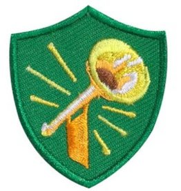 GIRL SCOUTS OF THE USA Trumpet Troop Crest