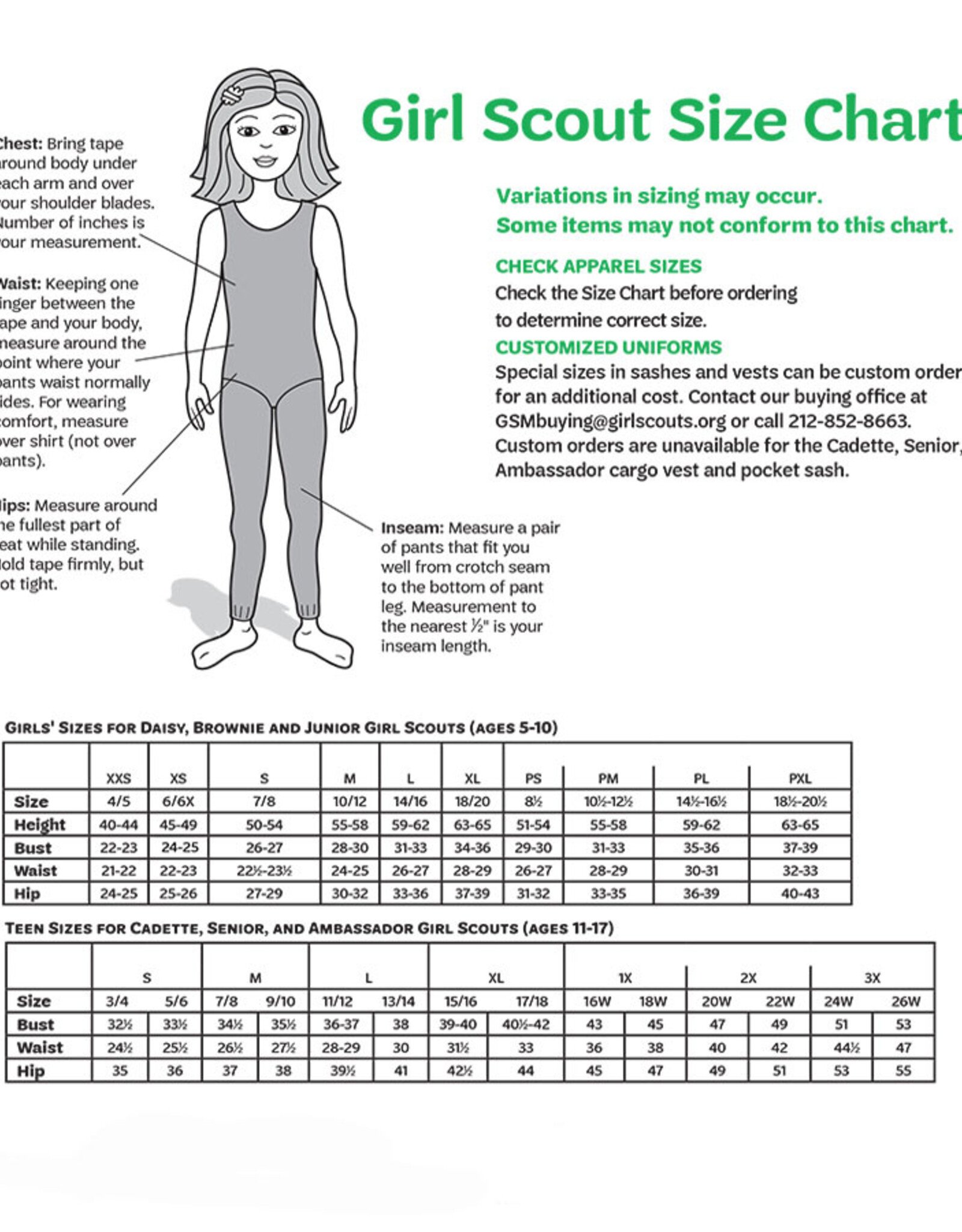 GIRL SCOUTS OF THE USA ! Cadette/Senior/Ambassador Vest