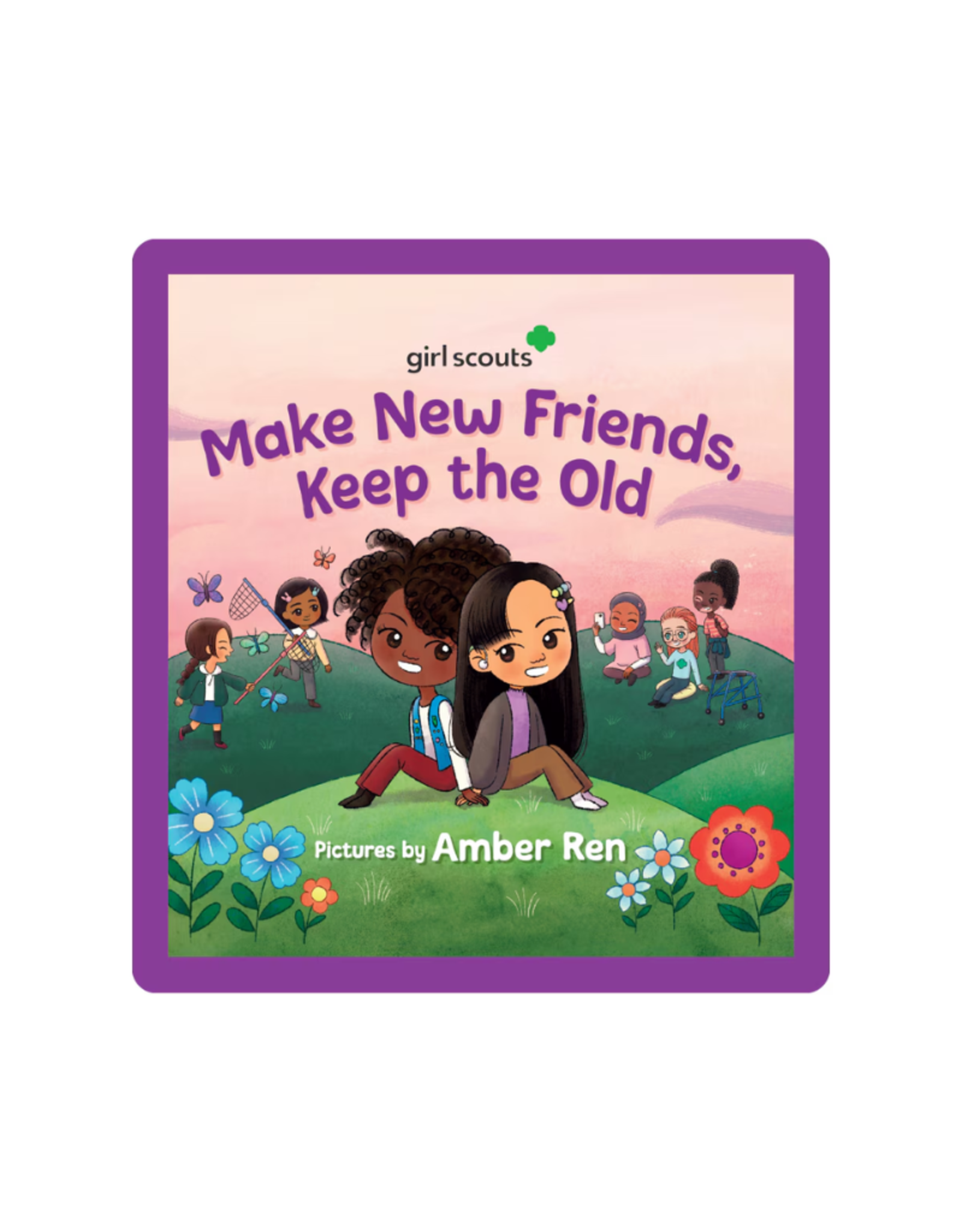 Make New Friends, Keep The Old Sew-On Patch