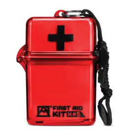 30pc Water Resistant First Aid Kit - Red