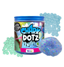 Shark Dotz Sblue Raspberry Scented Slime Jar