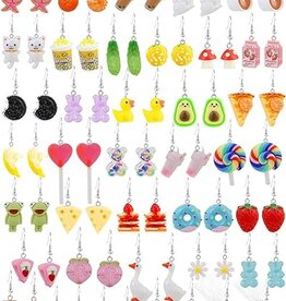 Assorted Dangle Fun Resin Earrings