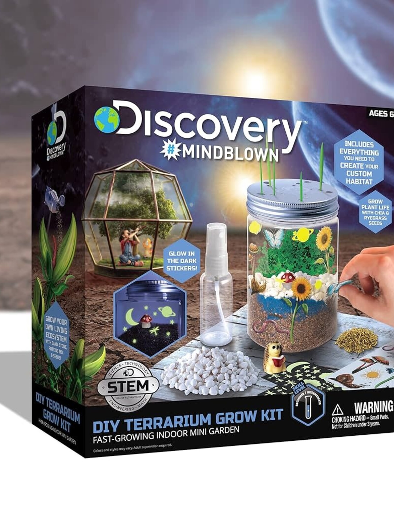 Discovery #MINDBLOWN DIY Terrarium Grow Kit