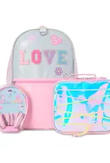 Backpack with Lunchbox and Headphones Set - Love Theme