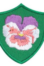 GIRL SCOUTS OF THE USA Pansy Troop Crest