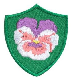 GIRL SCOUTS OF THE USA Pansy Troop Crest