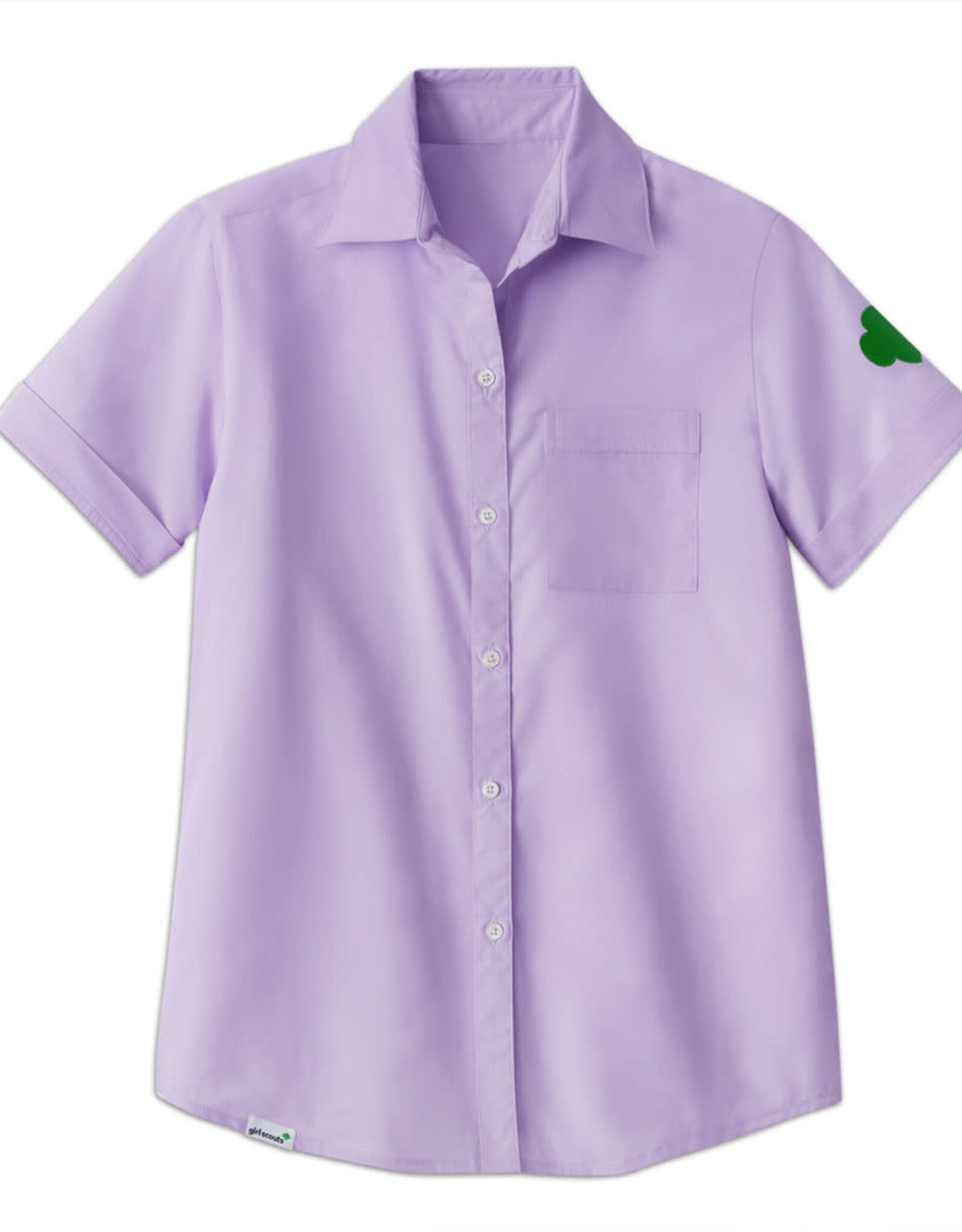 GSUSA Lilac Chambray Camp Shirt