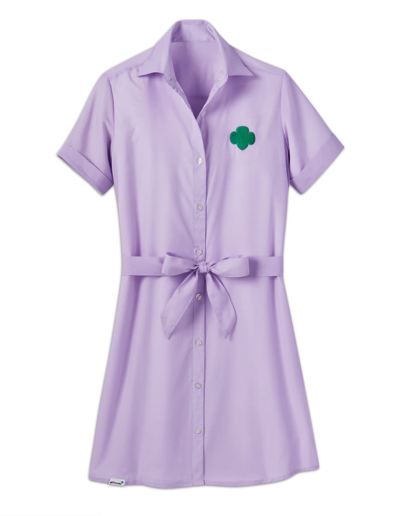 GSUSA NEW20 Lilac Chambray Shirt Dress