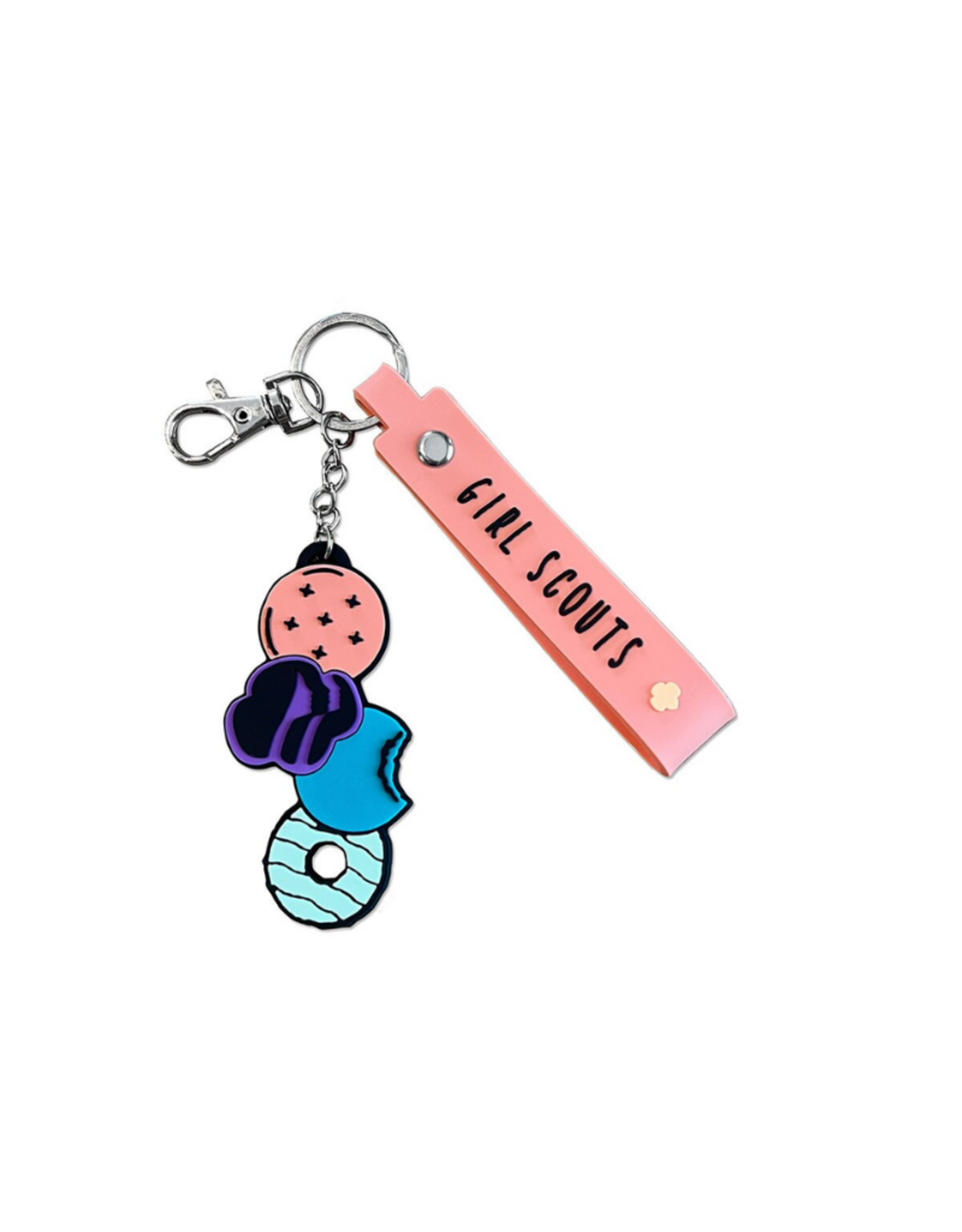 Beaded Cookie Keychain