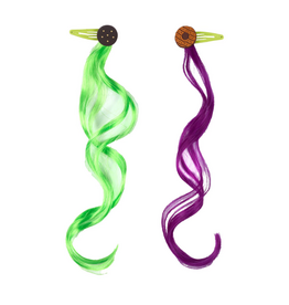 Cookie Fun Finds Hair Tinsel Barrettes