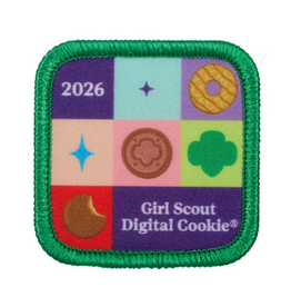 2026 Girl Scout Digital Cookie Sew-On Patch