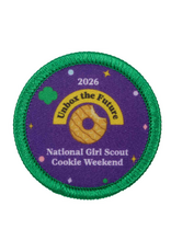 2026 National Girl Scout Cookie Weekend Sew-On Patch