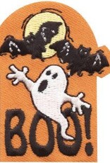 Advantage Emblem & Screen Prnt Boo Fun Patch  w/Ghost and Bats
