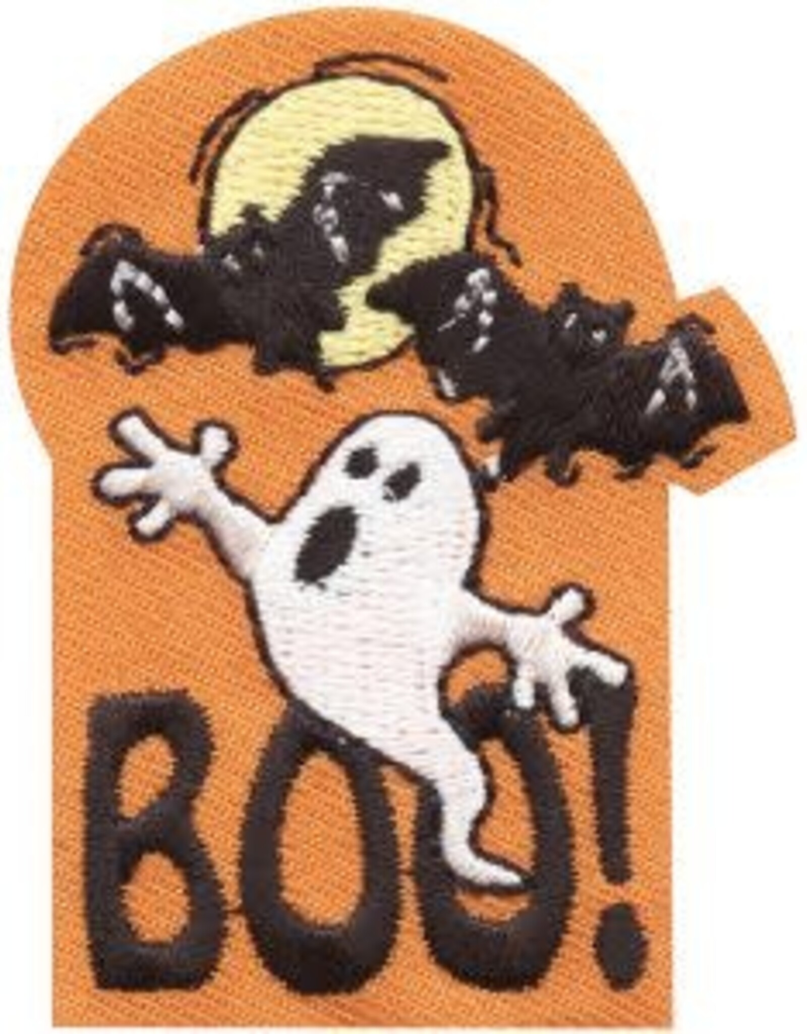 Advantage Emblem & Screen Prnt Boo Fun Patch  w/Ghost and Bats
