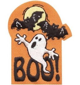 Advantage Emblem & Screen Prnt Boo Fun Patch  w/Ghost and Bats