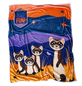 2026 Brave Fierce Fun Ferret Blanket