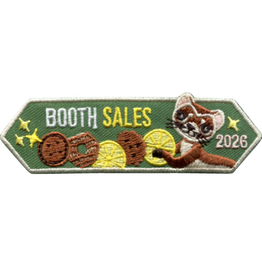 2026 Brave Fierce Fun Ferret Cookie Booth Sales Patch