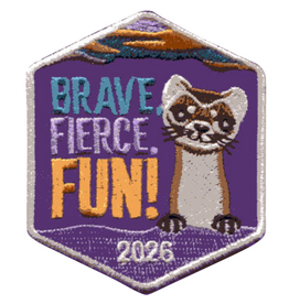 2026 Brave Fierce Fun Ferret Cookie Theme Patch