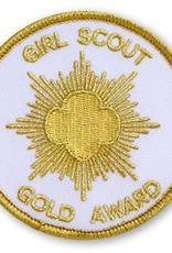 GIRL SCOUTS OF THE USA Gold Award Emblem