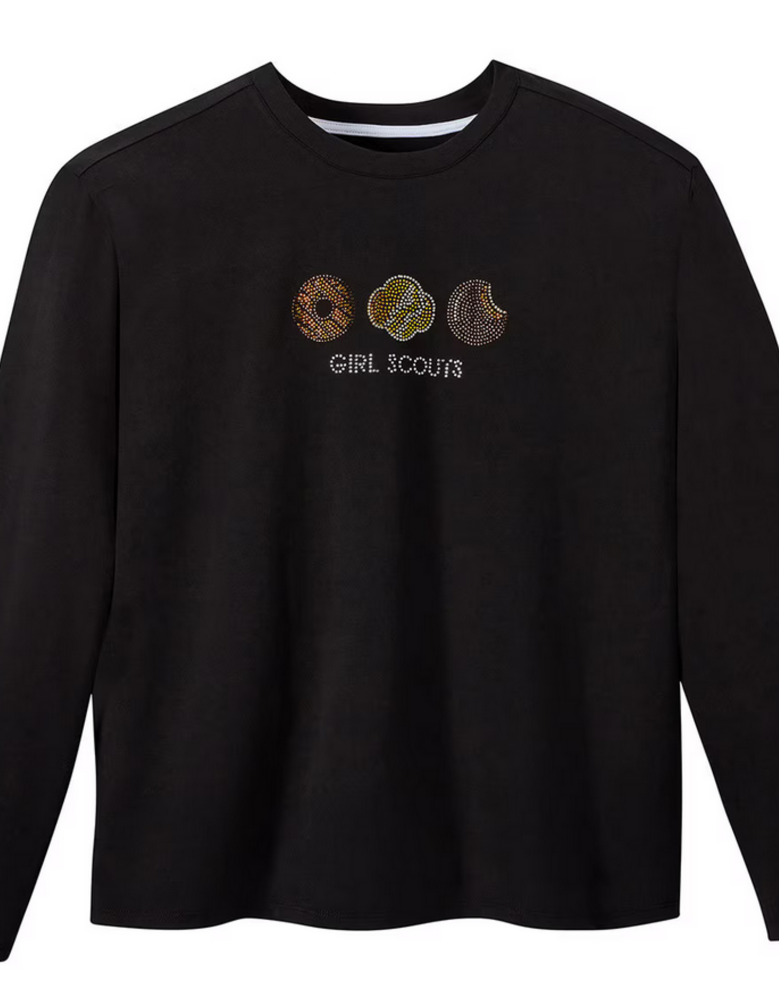 Rhinestone Cookie Long-Sleeve T-Shirt - WOMEN'S