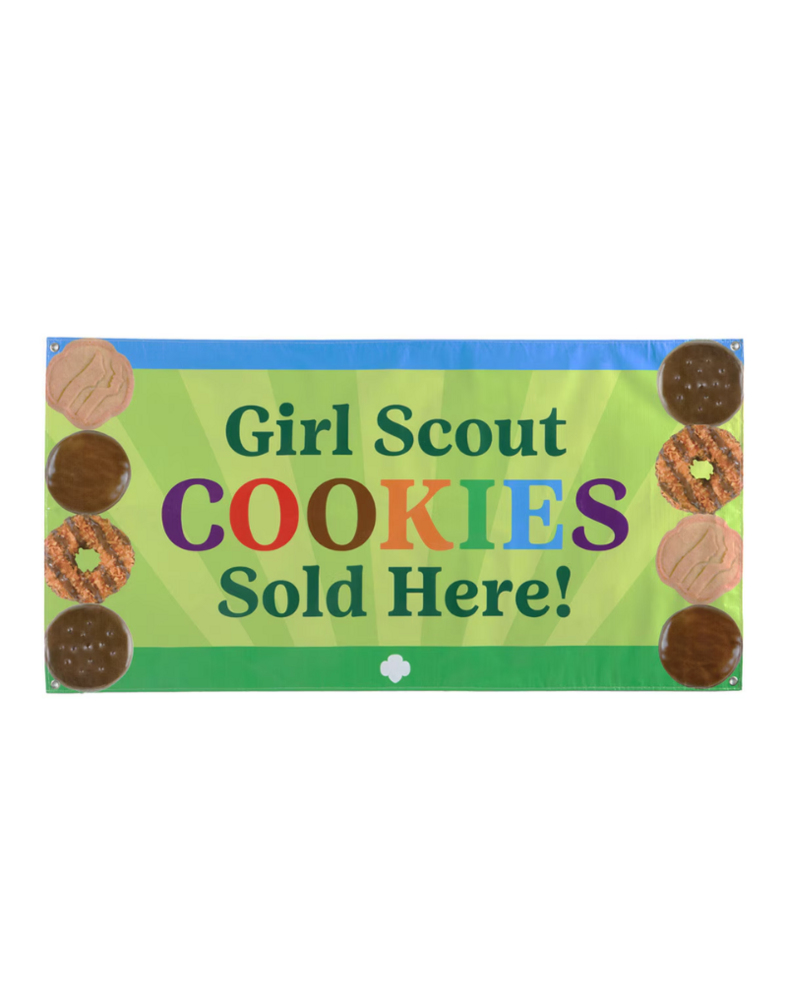 Girl Scout Cookies Sold Here Booth Banner Sign