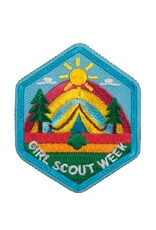 Hexagon Outdoor Girl Scout Week Iron-On Patch