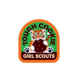 GIRL SCOUTS OF THE USA Tough Cookie w/ Tiger Sew-On Fun Patch