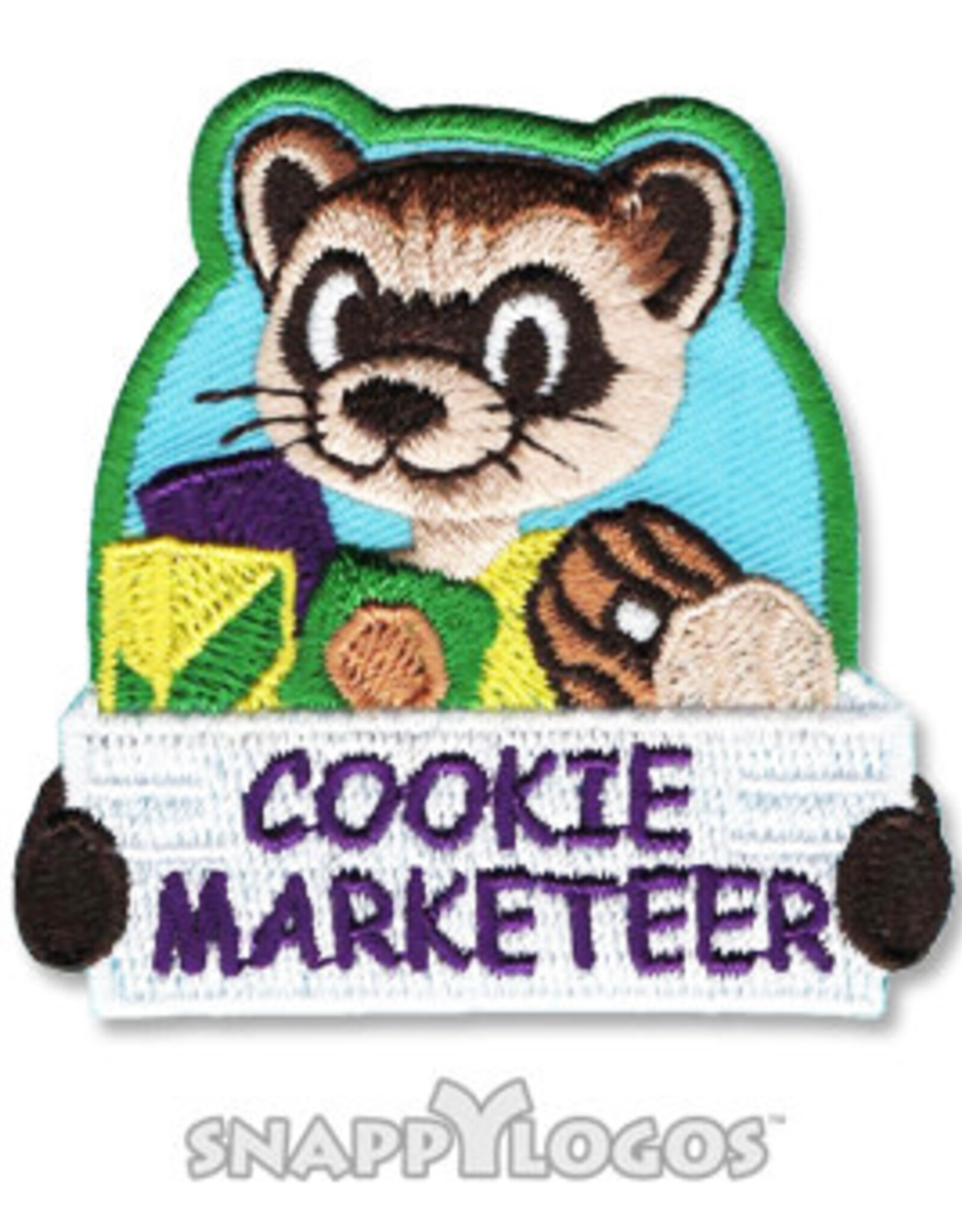 2026 BFF Cookie Marketeer Ferret Fun Patch (10911)