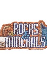 Advantage Emblem & Screen Prnt *Rocks & Minerals Fun Patch w/ Metallic Thread
