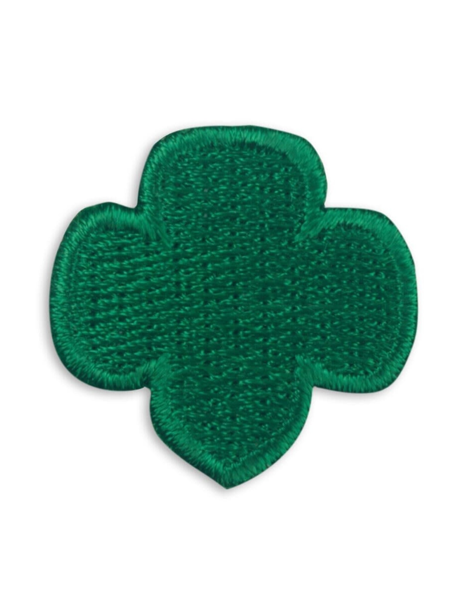 GSUSA Embroidered Trefoil Patch Pin 1"