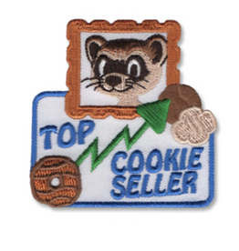 snappylogos Top Cookie  Seller Fun Patch w/ Ferret (10904)