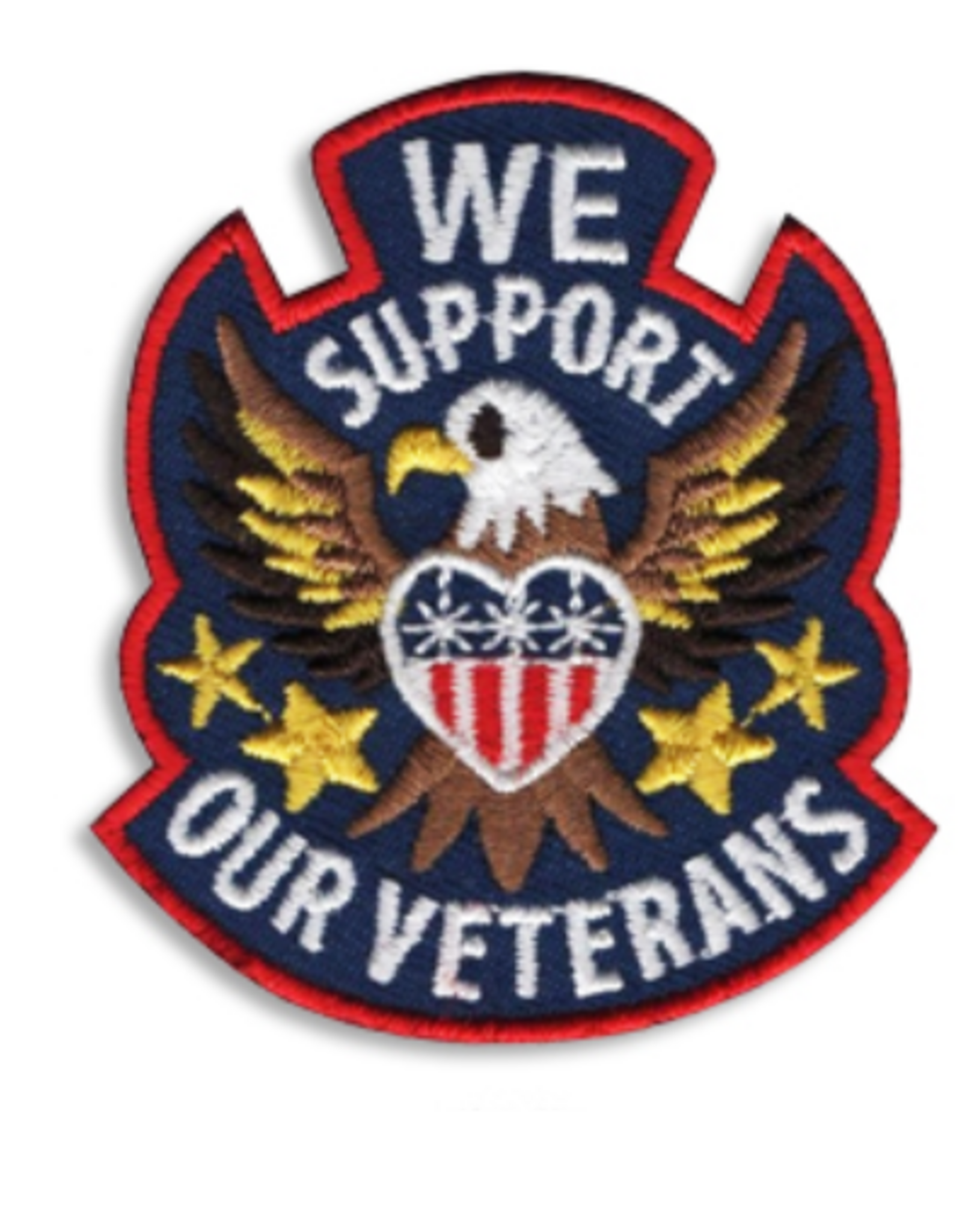 We Support Our Veterans Fun Patch (10580)